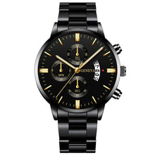 Load image into Gallery viewer, Fashion Men Luxury Stainless Steel Watch Calendar Date Quartz Wrist Watch Watches