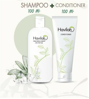 10X Havilah Reviving Herb Shampoo Conditioner Hair Loss Prevention Tonic Spay 100ml.