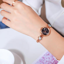 Load image into Gallery viewer, Bracelet Watches Set For Women Fashion Rhinestone Star Bracelet Watch Ladies Dress Watches New Zegarek Damski