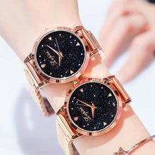 Load image into Gallery viewer, Lvpai Brand Women Dress Watches Big Dial Rose Gold Fashion Ladies Wristwatch