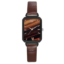 Load image into Gallery viewer, New Watch Women Fashion Casual Leather Belt Watches Simple Ladies Rectangle Green Quartz