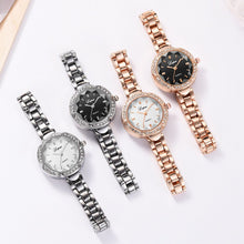 Load image into Gallery viewer, Luxury 2 PCS Set Watch Women Silver Rhinestone Bracelet Watch Jewelry Ladies Female Hour Casual Quartz