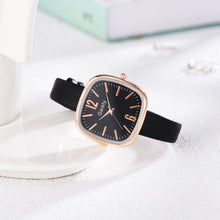 Load image into Gallery viewer, Gaiety Brand Square Women Watches Fashion Ladies Quartz Watch Bracelet Set Leather