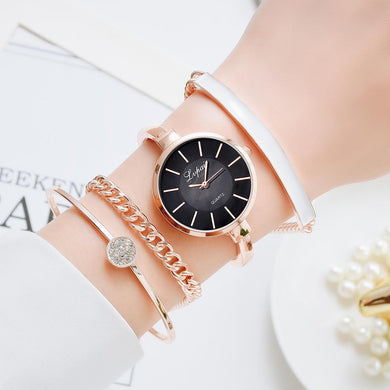 Lvpai Top Brand Women Bracelet Watches Set Fashion Women Dress Ladies Wrist Watch Luxury