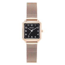 Load image into Gallery viewer, Luxury Square Fashion Diamond Ladies Wristwatches Stainless Steel Silver Female Quartz Watch Montre Femme