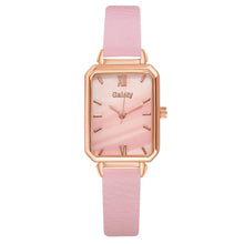 Load image into Gallery viewer, Gaiety Brand Women Watches Fashion Square Ladies Quartz Watch Bracelet Set