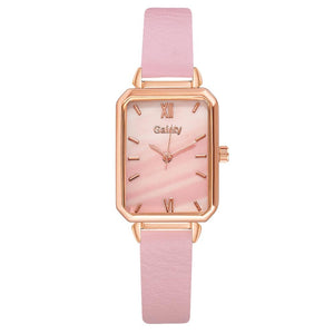 Gaiety Brand Women Watches Fashion Square Ladies Quartz Watch Bracelet Set