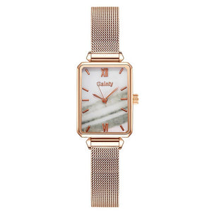 Gaiety Brand Women Watches Fashion Square Ladies Quartz Watch Bracelet Set