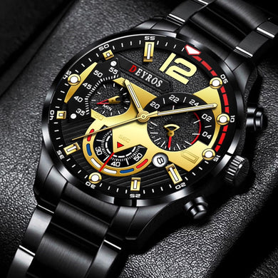 relogio masculino 2022 Top Men Watch Luxury Fashion Stainless Steel Quartz Watches