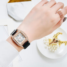 Load image into Gallery viewer, New Watches Women Square Rose Gold Wrist Watches Magnetic Fashion Brand Watches