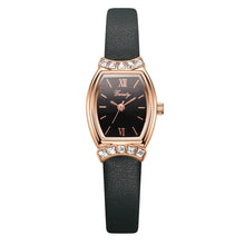 Load image into Gallery viewer, Gaiety Brand Diamond Watches Women Square Rose Gold Wrist Watches Red Leather