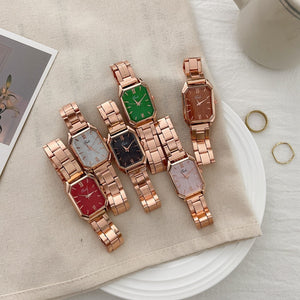 Fashion Watch For Women Luxury Rose Gold Rhinestone Bracelet Watch Ladies Quartz