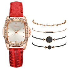 Load image into Gallery viewer, Gaiety Brand Fashion Watch For Women Diamond Magnet Buckle Square Watch Rose Gold 