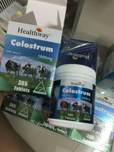 Load image into Gallery viewer, Healthway Premuim Colostrum Powder 365 Tablet Highly concentrated Strong Bone