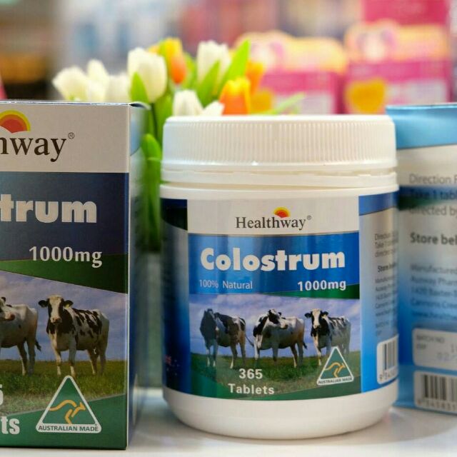 Healthway Premuim Colostrum Powder 365 Tablet Highly concentrated Strong Bone