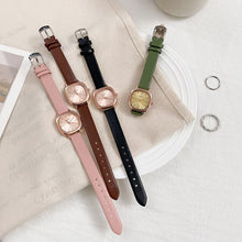 Load image into Gallery viewer, Casual Women Romantic Small Square Wrist Watch Bracelet Leather Rhinestone Designer Ladies