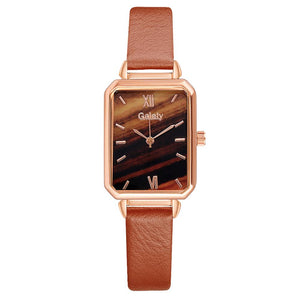 Gaiety Brand Women Watches Fashion Square Ladies Quartz Watch Bracelet Set