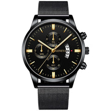 Load image into Gallery viewer, Sports Watches Luxury Men Stainless Steel Quartz Wrist Watch for Man Business