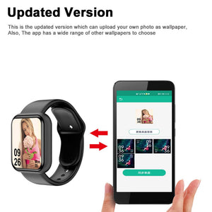 D20 Pro Smart Watch Y68 Bluetooth Fitness Tracker Sports Watch Heart