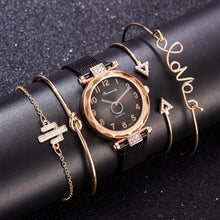 Load image into Gallery viewer, 5pc/set Luxury Brand Women Watches Gradient Magnet Watch Fashion Casual Female Wristwatch