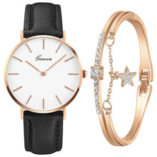Load image into Gallery viewer, Fashion Watch Women Bracelet Watches Top Brand Leather Ladies Casual Quartz Wristwatch