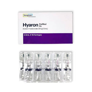 HYARON HYALURONIC ACID (2.5ML X 10 SYRINGE BOX)