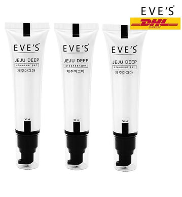 3X Jeju Eve's Deep Cleanser Gel Mineral Water Cleansing PH5.5 Relaxing Skin