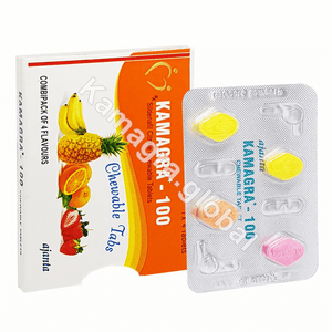 50X Kamagra Chewable 4x100 mg Ship DHL Express