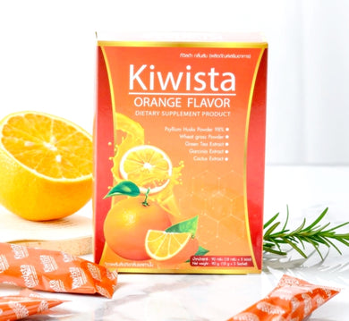 12X Kiwista Detox Orange Flavor Reduce Sugar Detox Healthy Care Radiant Skin DHL