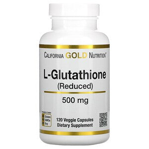 L-GLUTATHIONE (REDUCED) 500 MG CALIFORNIA GOLD NUTRITION (120 CAPSULES)