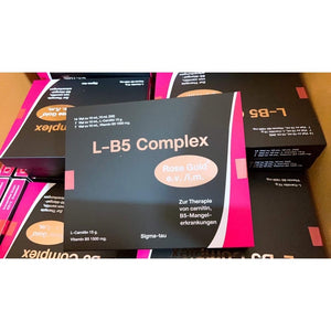 L-B5 COMPLEX ROSE GOLD (L-CARNITINE INJECTION) FAST FAT BURN 1 Box