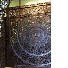Load image into Gallery viewer, Large Wood Carved Wall Panels Headboard Hanging Decorative Contemporary 240x240