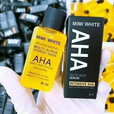 Mimi White AHA Serum Whitening Skin Brightening Body Bleaching 💯Authentic 30ml
