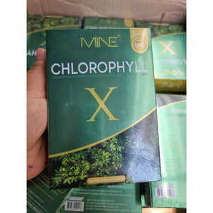 3x MINE Chlorophyll X Detoxification Detox Intestines Cleansing Fat Glowing Skin