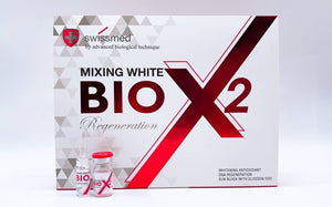 Mixing White Bio X2 + Collagen Platinum Forte Vit C Biocell Skin Rejuvenation Whitening Anti Aging 2 Box