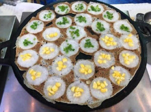 Mold Thai Pan KanomKrok Coconut Cake Party Maker Holes 13 Aluminum Traditional
