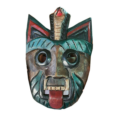 Monster Wooden Mark Hand Carved Wall Art Home Decorative African Style Handmade