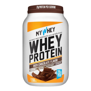 My Whey Rich Premium Chocolate Flavor 490 g Supplements Protein Health 10 Sachet