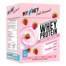 Load image into Gallery viewer, My Whey Strawberry Yogurt Flavor Pink 490g Supplements Protein Health Delicious