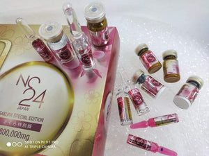 NEW NC24 (JAPAN) SAKURA SPECIAL EDITION PDRN DNA 22,000,000 MG GLUTATHIONE WHITENING