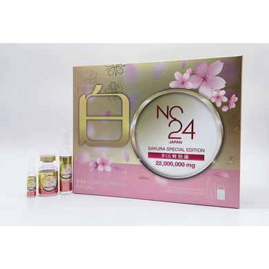 NEW NC24 (JAPAN) SAKURA SPECIAL EDITION PDRN DNA 22,000,000 MG GLUTATHIONE WHITENING