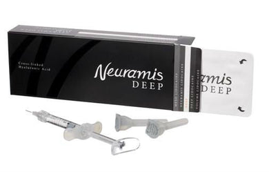 NEURAMIS DEEP BLACK BOX (LIDOCAIN) CROSS-LINKED HYALURONIC ACID MIXED WITH ANESTHETIC