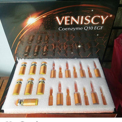 NEW VENISCY COENZYME Q10 EGF ORIGINALLY IMPORTED FROM SWITZERLAND WHITE GLUTATHIONE SKIN WHITENING