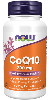 NOW FOODS COQ10 PURE 30MG NOURISH HEART, ANTI-AGING, REPAIR & REJUVENATE 60 CAPSULES