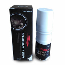 Load image into Gallery viewer, New Beard growth spray 60ml beard grow stimulator 100% natural accelerate beard