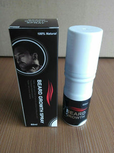 New Beard growth spray 60ml beard grow stimulator 100% natural accelerate beard