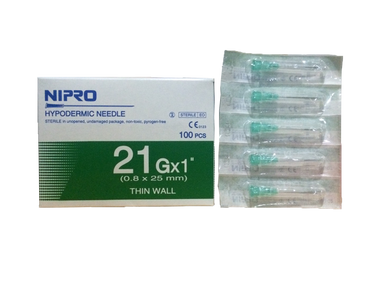 Nipro Hypodermic Needle 21G X 1