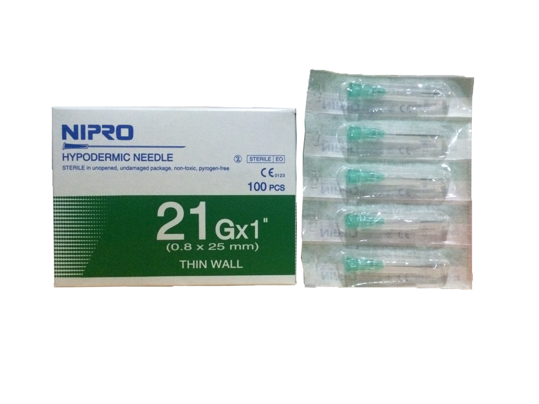 Nipro Hypodermic Needle 21G X 1