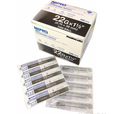 Nipro Hypodermic Needle 22g x1/2