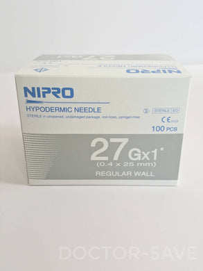 Nipro Hypodermic Needle 27g x1